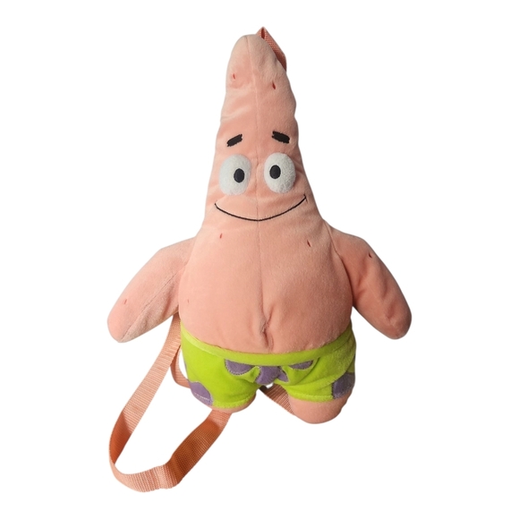Nickelodeon Patrick Star Plush Backpack | Spongebob Squarepants Character Bag - Picture 1 of 10